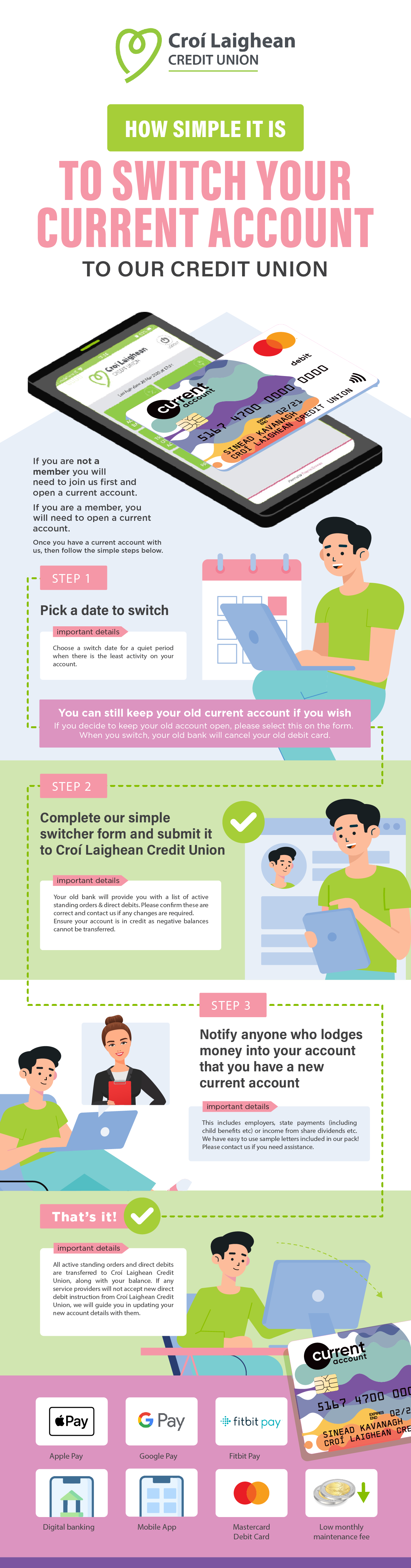 Switch Your Current Account Switch Current Accounts Croí Laighean