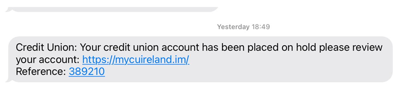current-text-message-scam example